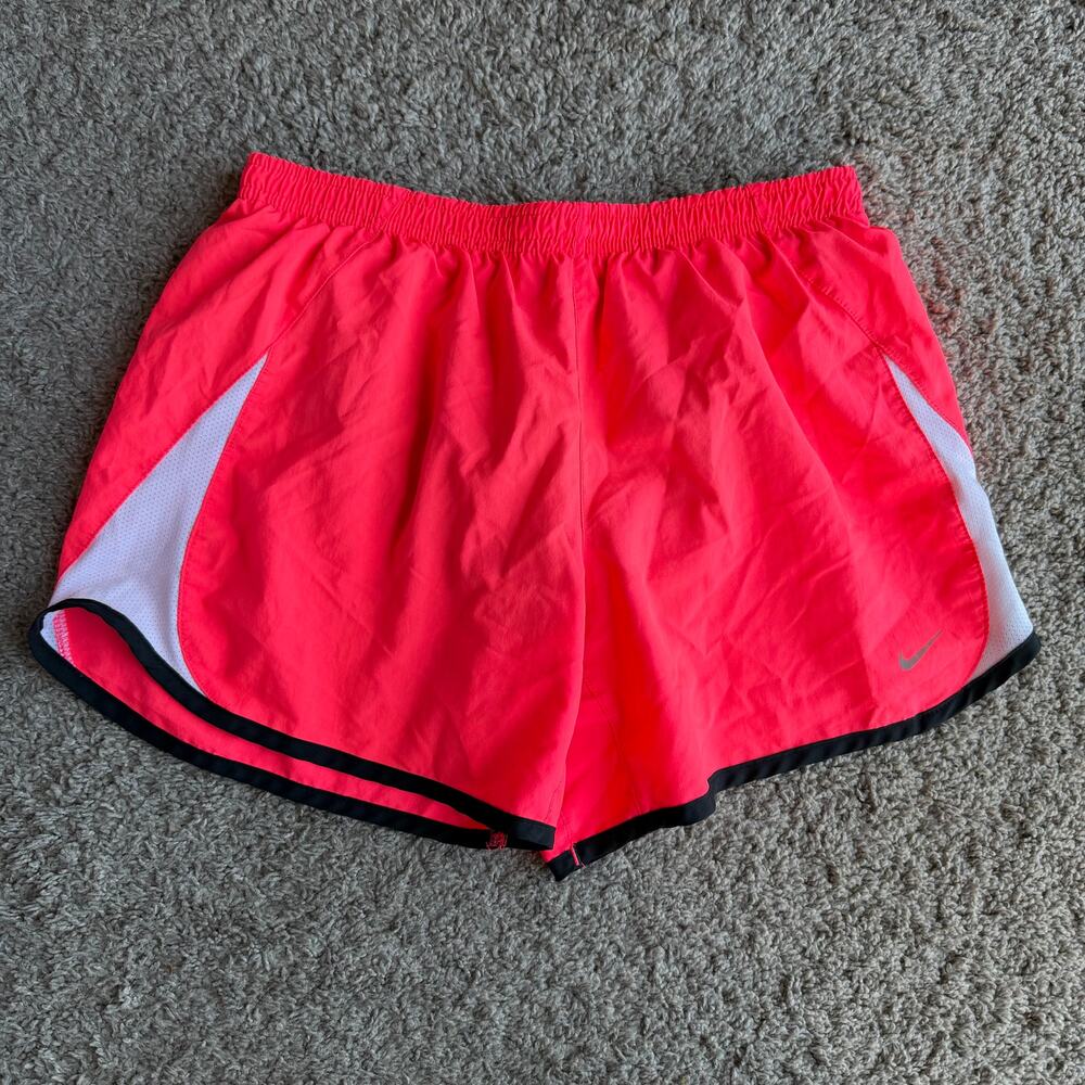 Nike Girls Drawstring Pink White Black Athletic Activewear Shorts XL